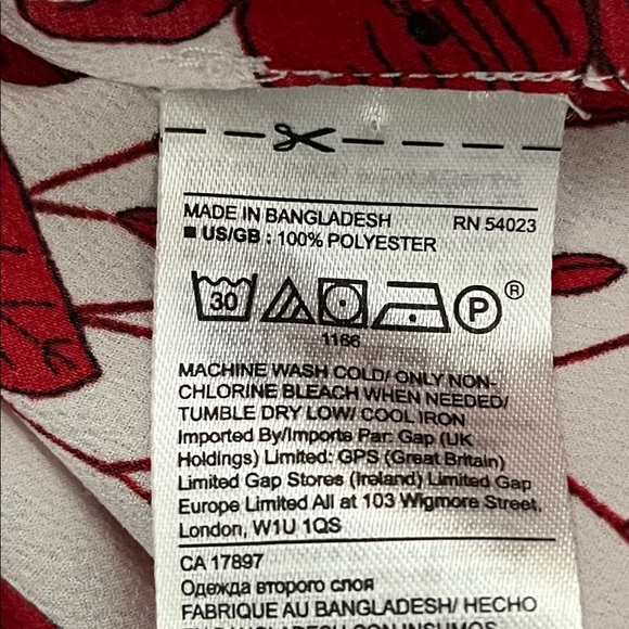 Banana Republic Dillon Shirt Long Sleeve Button Down Floral Print - Picture 8 of 8